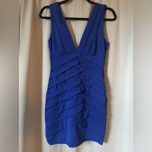 Deep V Bodycon Dress